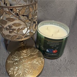 Candle holder and candle